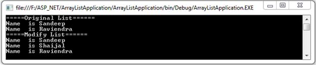 Insert an Item on index 1